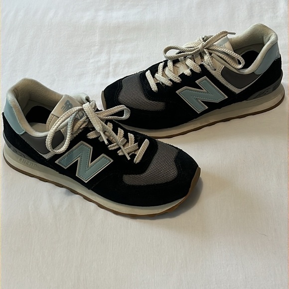 New Balance Shoes - New Balance 574v2 Black Ocean Haze